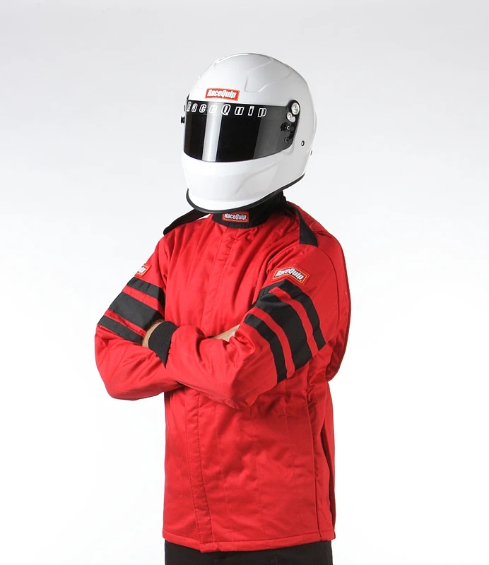 RaceQuip Rote SFI-5 Jacke - Größe L
