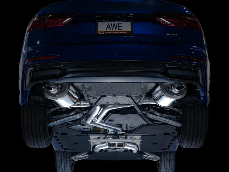 AWE Audi 2019-2023 C8 A6/A7 3.0T Touring Edition Kat-Endschalldämpfer- Turn Downs