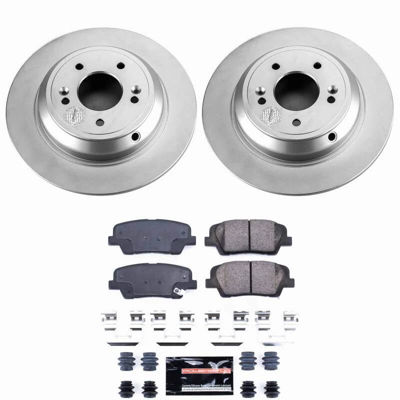 Power Stop 19-23 Genesis G70 Rear Z23 Coated Brake Kit