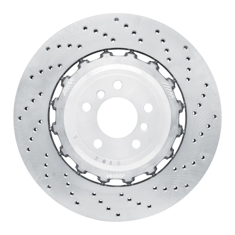DFC 12-19 BMW M6 Right Rear Drilled Hi-Carbon Alloy Geomet Coated Rotor