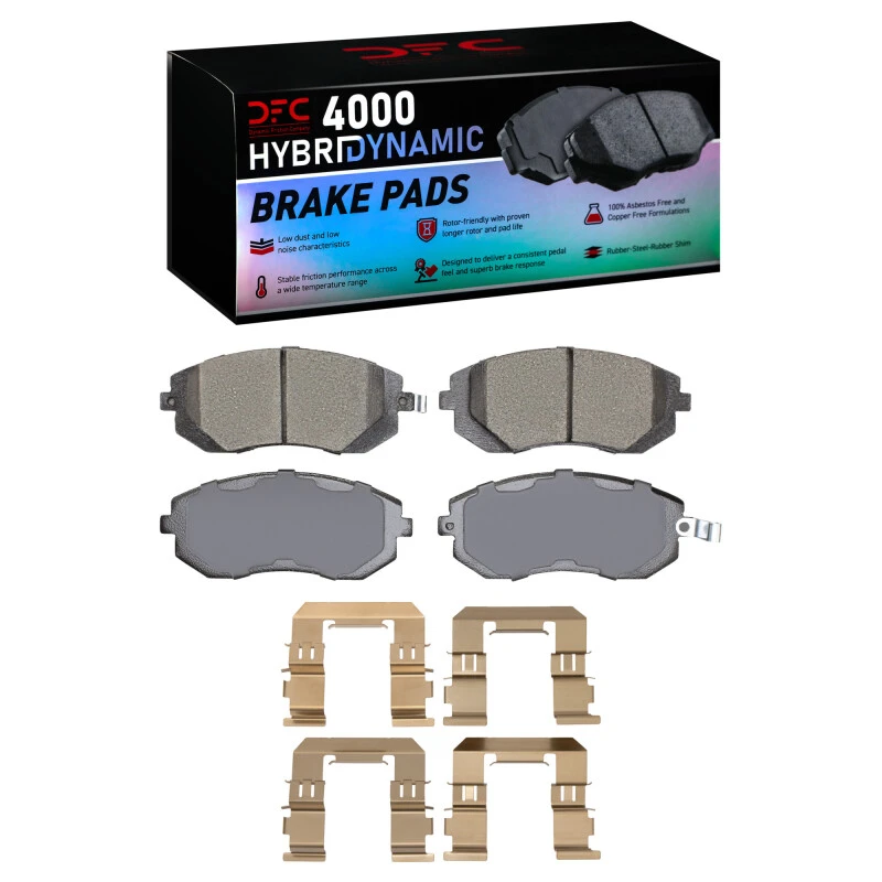 DFC 02-12 Saab 9-2X Front 4000 HybriDynamic Brake Pads and Hardware Kit