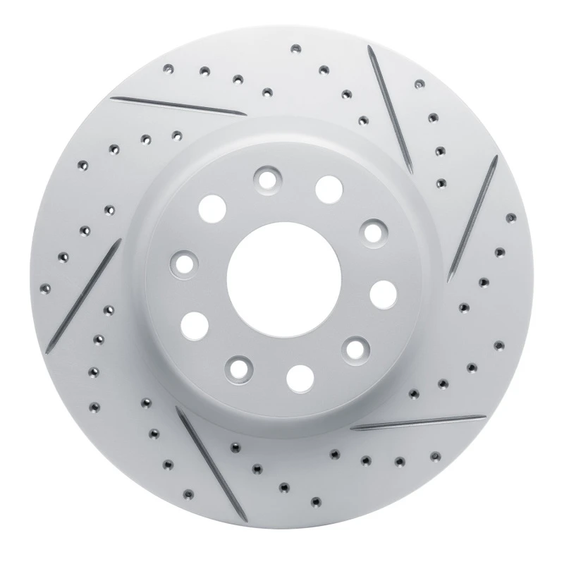 DFC 18-25 Jeep Wrangler Front Right Drilled & Slotted Geoperformance Rotor