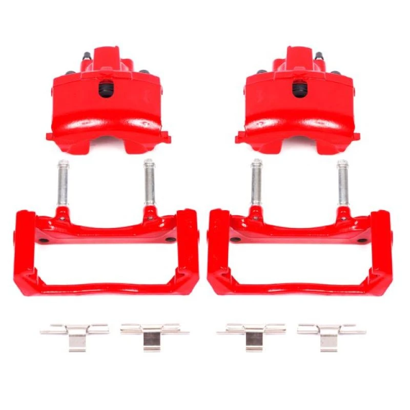 powerstop_S4836-679459af4fbe7 Power Stop 07-09 Chrysler Aspen Rear Red Calipers w/Brackets - Pair