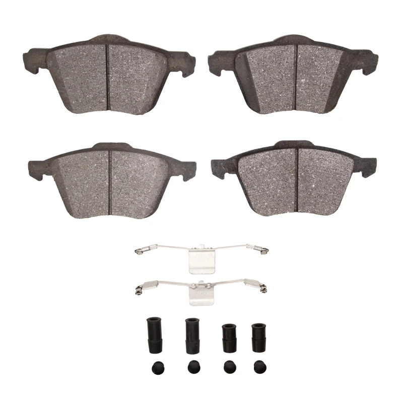 DFC 03-09 Volvo XC90/S60 Front 5000 Advanced Low Metallic Brake Pads and Hardware Kit