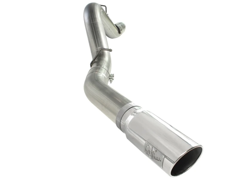 aFe MACHForce XP Auspuff 5in DPF-Back SS 11-13 GM Diesel Trucks V8-6.6L (td) (LML) (Pol Tip)