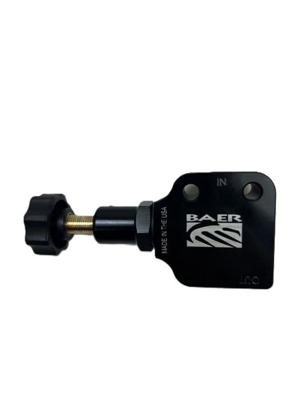 Baer Brakes General Fit Proportioning Valve w/ Adjustable Knob & Fittings