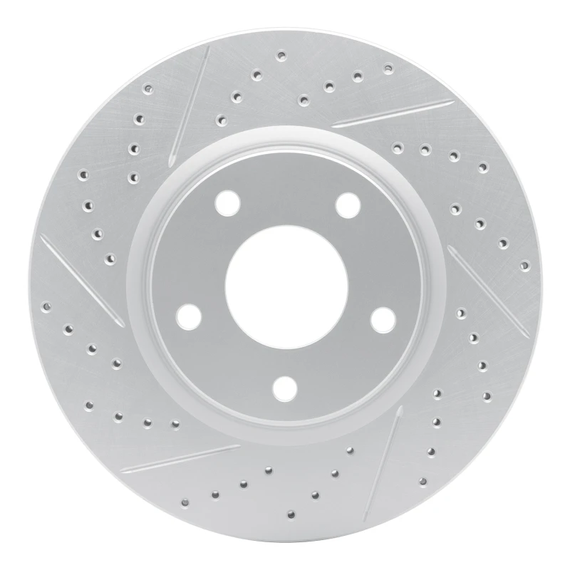 DFC 03-05 Infiniti G35 Front Left Drilled & Slotted Geoperformance Rotor