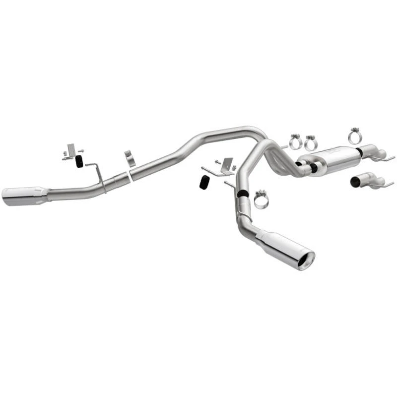 Magnaflow 15-21 Ford F-150 Street Series Cat-Back Performance Auspuffsystem- Doppel polierte Tips