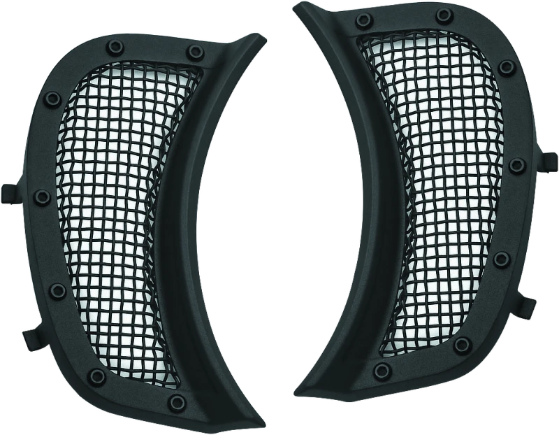 Kuryakyn Mesh Headlight Vent Accents Black