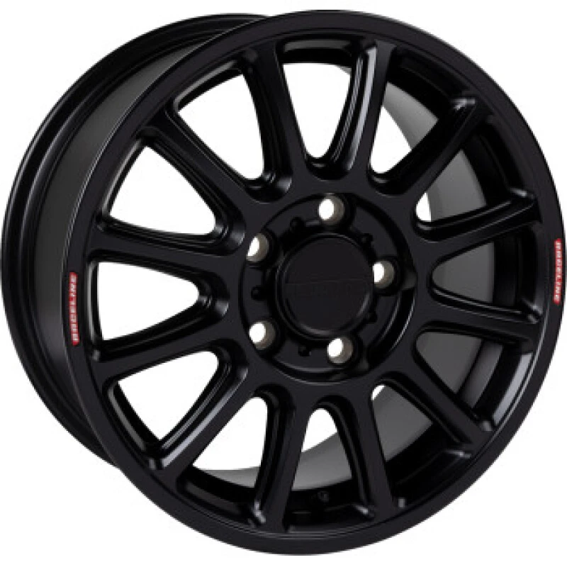 Raceline A14VB Alpha 15x7in/5x114.3 BP/56mm Offset/68mm Bore - Satin Black Wheel