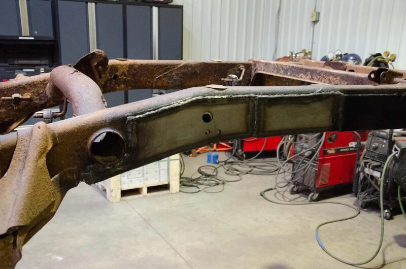 Rustbuster Over Axle Frame Section Left Side