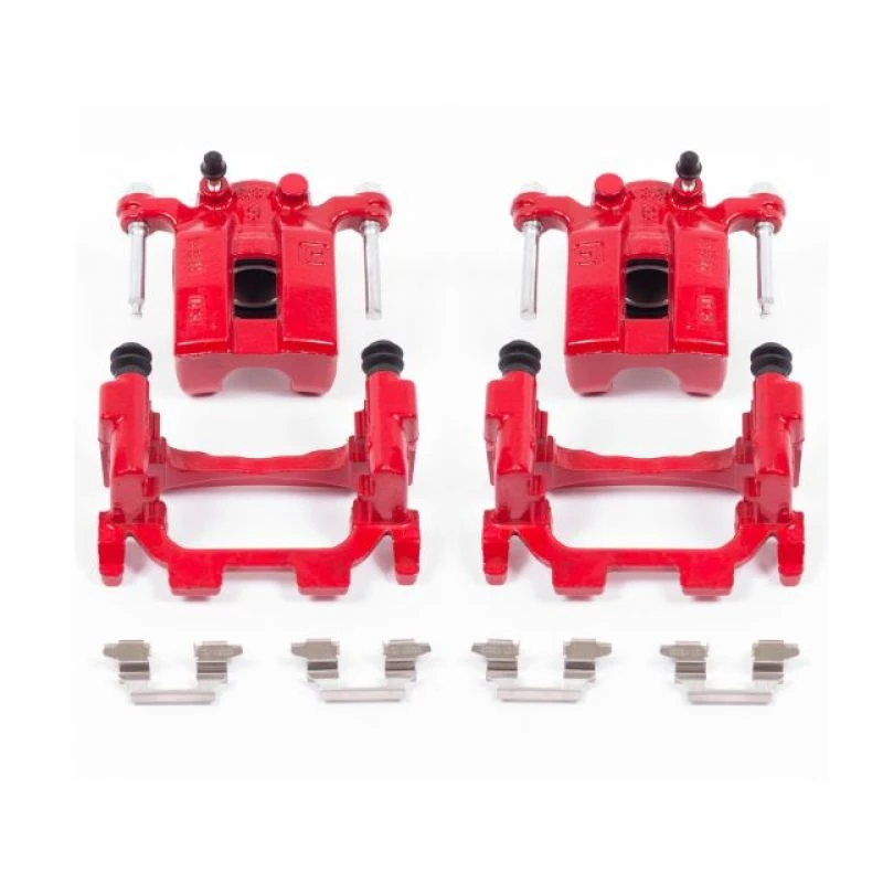 powerstop_S6036-679459c45f28f Power Stop 11-12 Infiniti G25 Rear Red Calipers w/Brackets - Pair