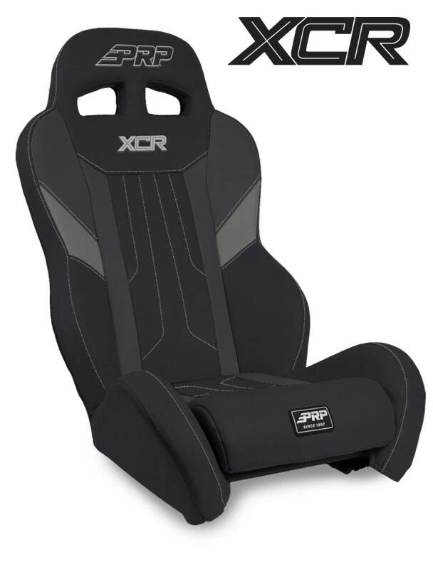 PRP XCR Polaris RZR UTV Suspension Seat - Black/Gray