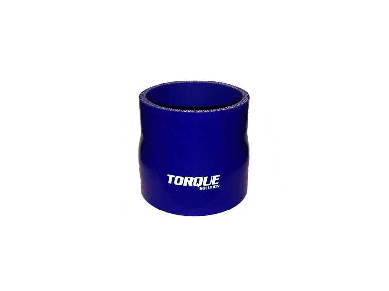 Torque Solution Übergangssilikonverbinder 2,75 Zoll auf 3 Zoll Blau Universal