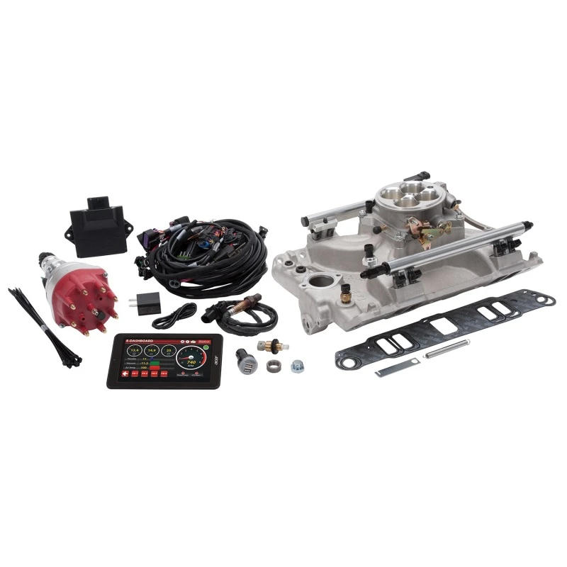 Edelbrock Pro Flo 4 EFI-System Seq Port Pontiac 326-455ci 625 Max HP 35lb/hr Satin Finish
