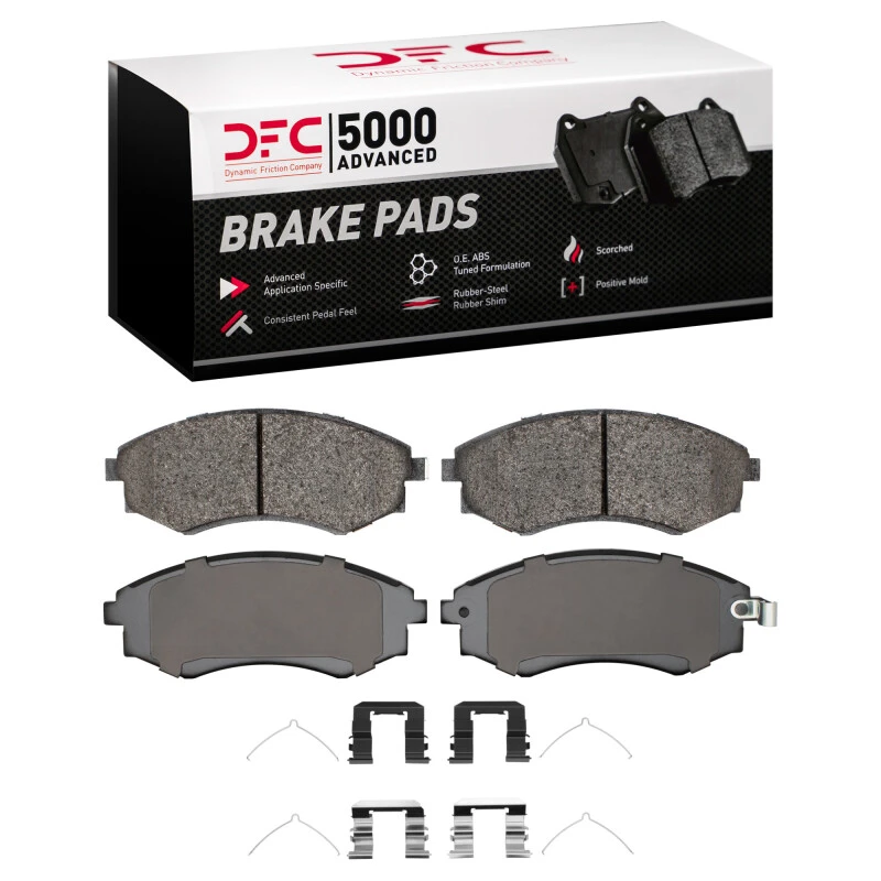 DFC 89-03 Hyundai Sonata Front 5000 Advanced Semi Metallic Brake Pads and Hardware Kit