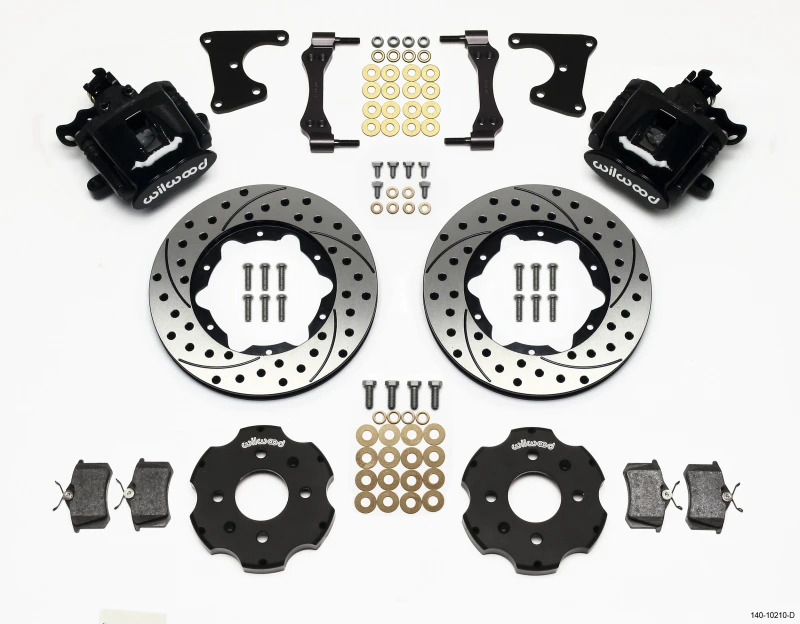 Wilwood Kombinations-Parkbremse Hinten Kit 11,00 Zoll Bohrungen Civic / Integra Trommel 2,71 Hub Offset