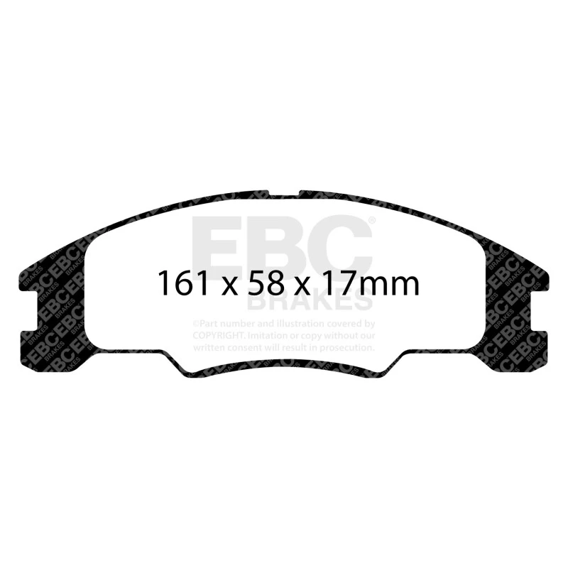 EBC 10-11 Ford Focus 1.6 Yellowstuff Front Brake Pads