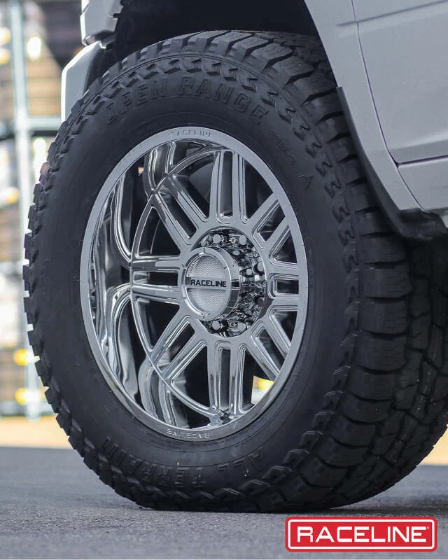Raceline 948C Split 18x9in / 6x139.7 BP / -12mm Offset / 106.1mm Bore - Chrome Wheel