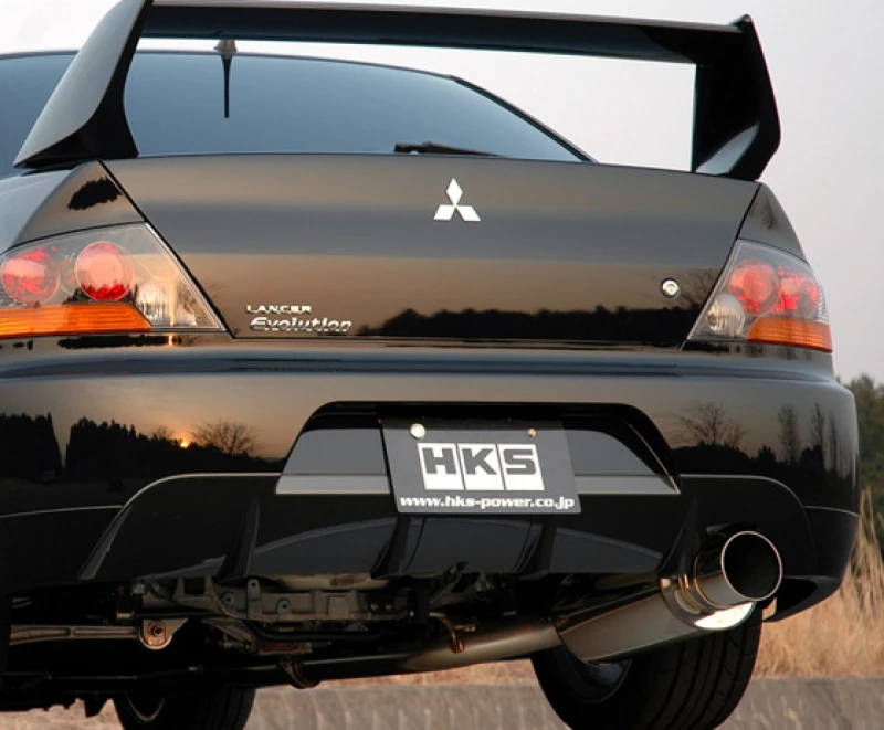 HKS Silent Hi-Power Exhaust System for Mitsubishi Evo 9