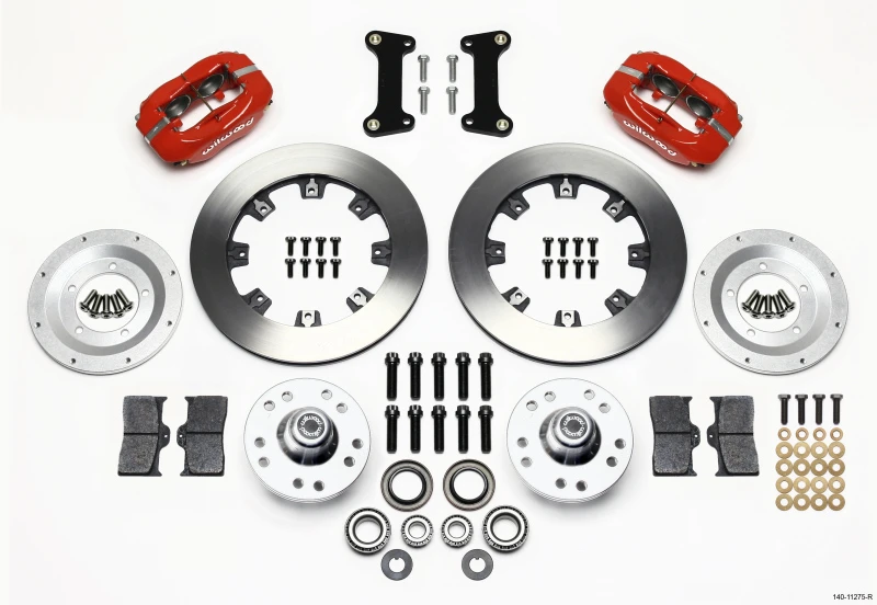 Wilwood Forged Dynalite Vorderrad-Kit 12,19 Zoll Rot 82-92 Camaro/Firebird