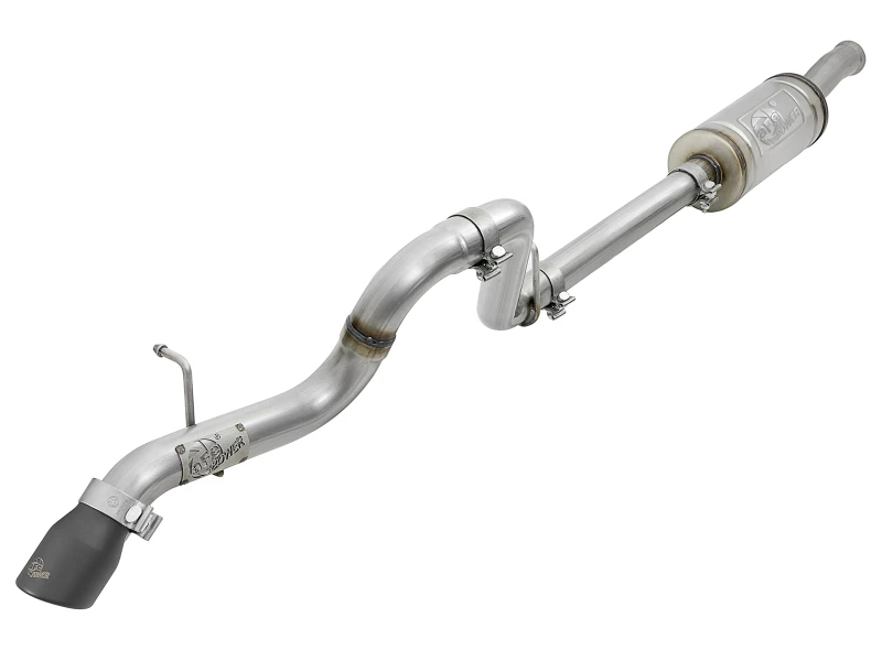 aFe MACH Force-Xp Axle-Back Hi-Tuck Auspuffsystem mit schwarzer Spitze 18-19 Jeep Wrangler (JL) V6 3.6L