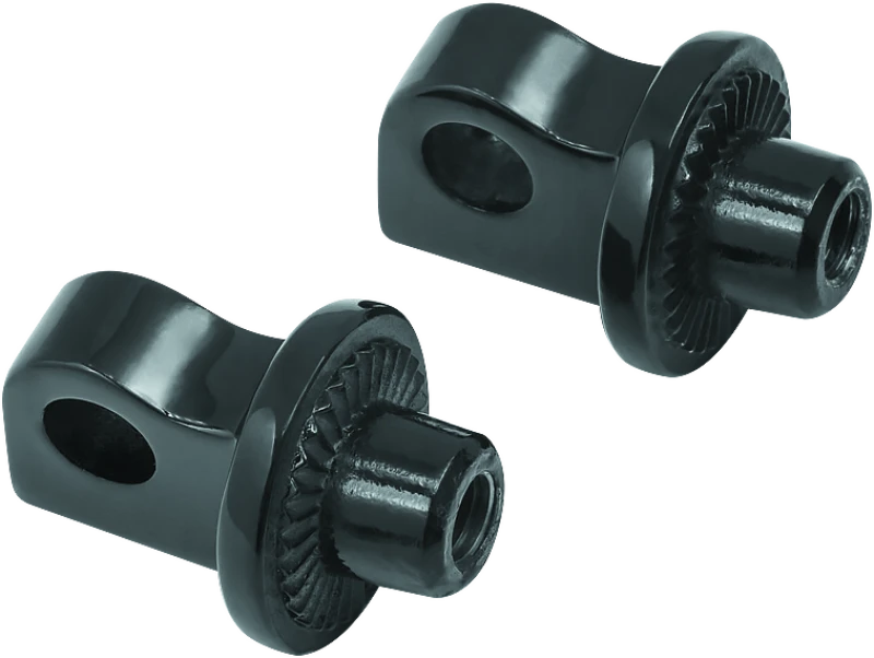 Kuryakyn Splined Peg Adapter Harley-Davidson Male Mount Black