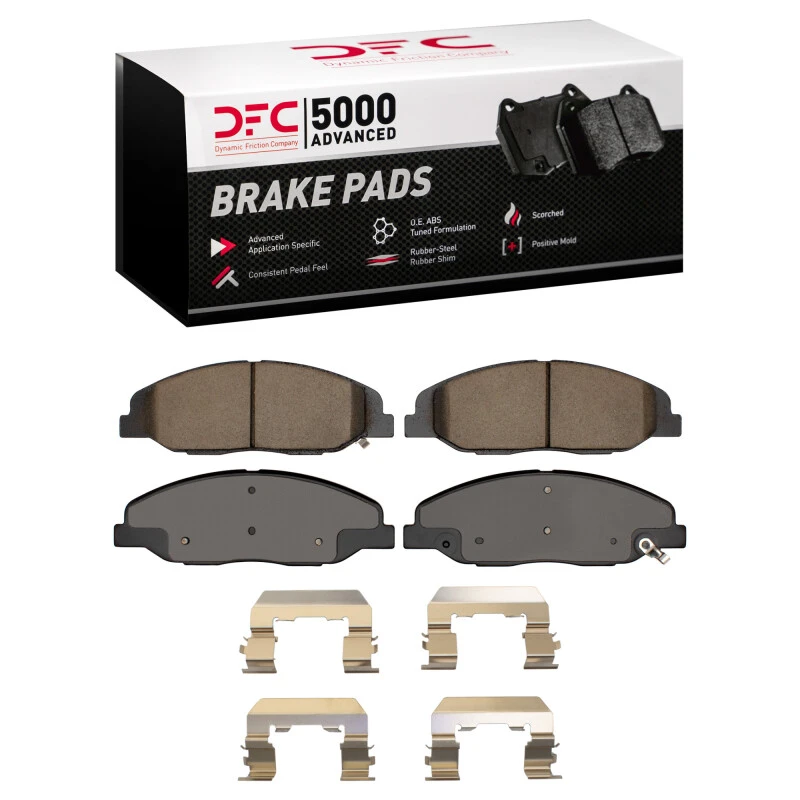 DFC 08-14 Cadillac CTS Front 5000 Advanced Ceramic Brake Pads and Hardware Kit