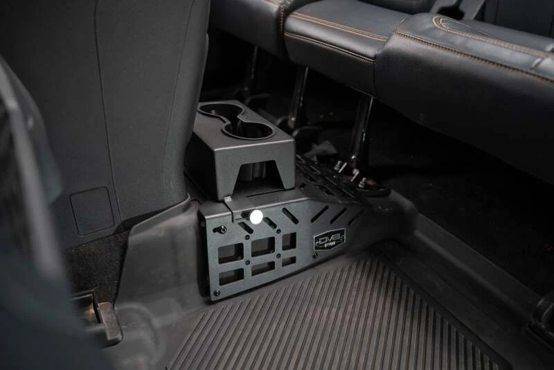 DV8 21+ Ford Bronco Rear Seat Cup Holder and Molle Panels (2-Door Models)