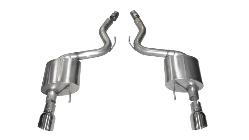 Corsa 2015-2017 Ford Mustang GT 5.0 3 Zoll Axle Back Auspuff Poliert Dual 4,5 Zoll Spitze Sport