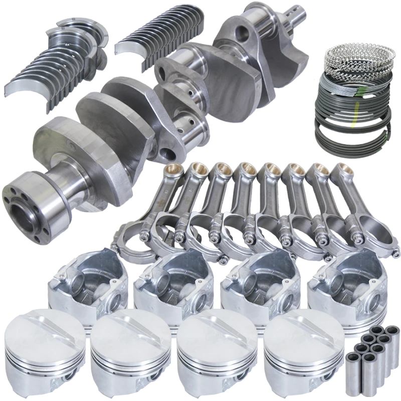 Eagle Chevrolet 350 4,030 Zoll Bohrung 3,750 Zoll Hub 5,00cc Domkolben Ausgewuchtetes Rotationsbausatz-Kit