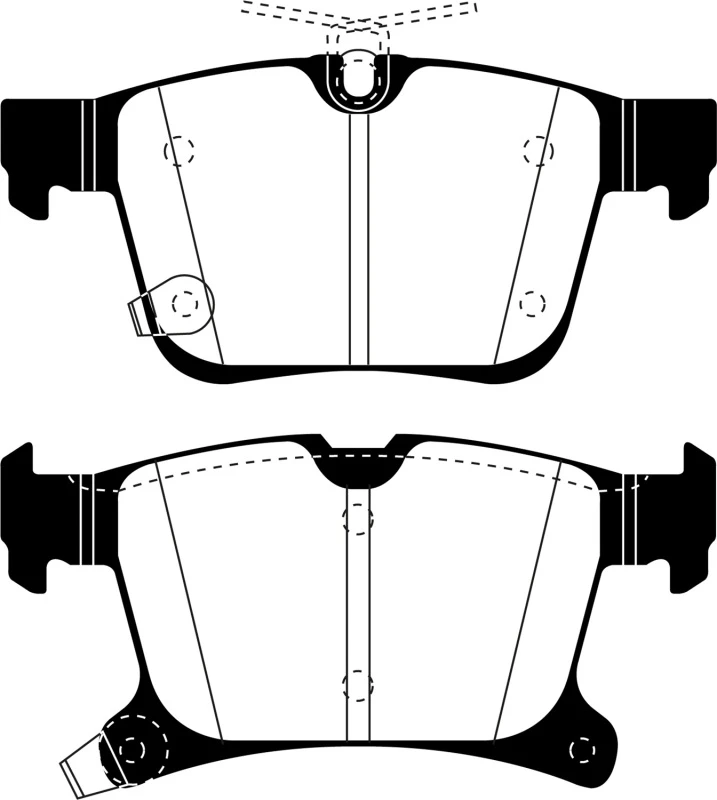 EBC 2016+ Chrysler Pacifica (RU) 3.6L Ultimax2 Rear Brake Pads