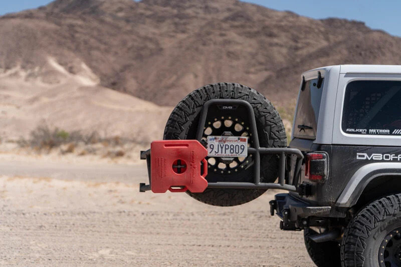 DV8 18-25 Jeep Wrangler JL Body Mounted Tire Carrier