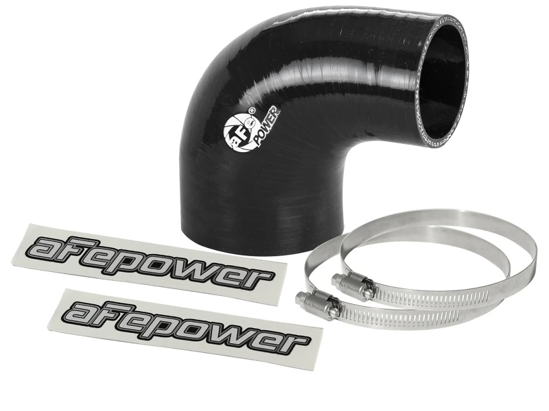 aFe Magnum FORCE Intake Coupling Kit (2-3/4 IN ID to 2 IN ID x 90 Deg.) Elbow Coupler - Black
