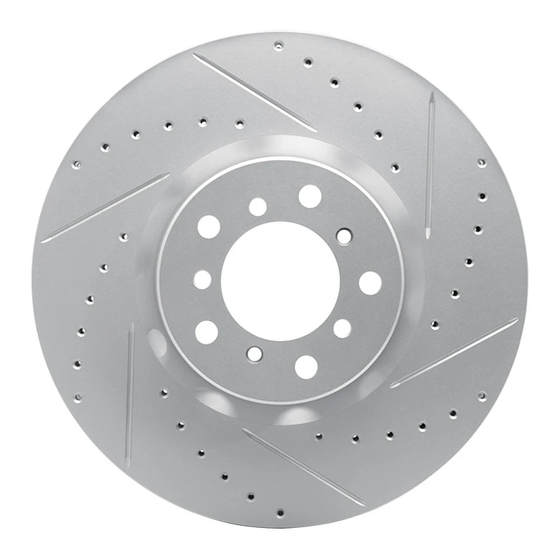 DFC 00-03 BMW M5 Left Front Drilled & Slotted Geoperformance Rotor