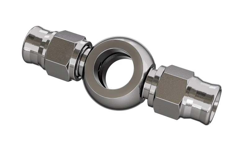 Goodridge Gerades Doppel-Banjo für 3/8 oder M10 Langbolzen