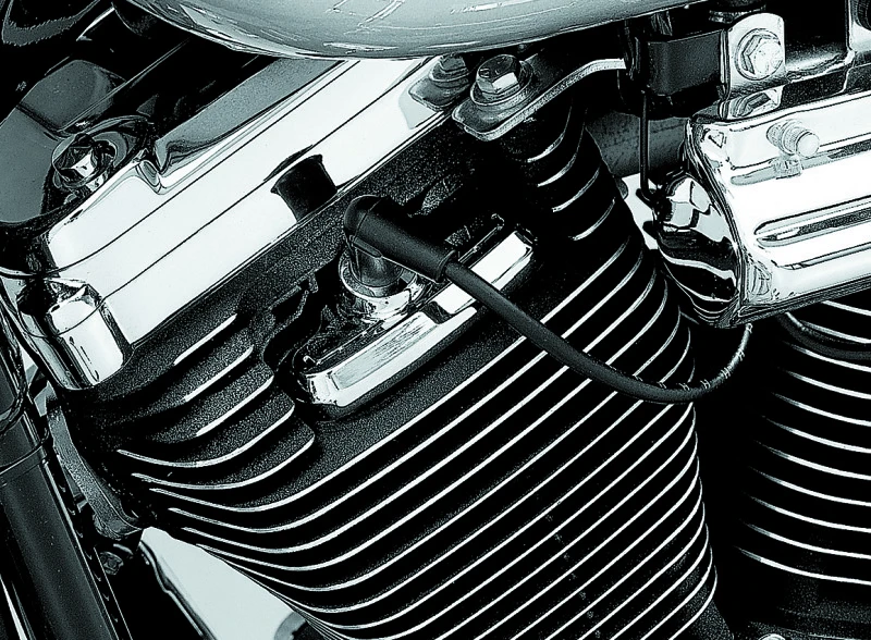 Kuryakyn Scorpion Zündkerzen- und Schraubenabdeckungen für Evolution Motoren & 86-03 XL Modelle