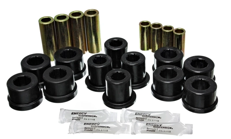 Energy Suspension 87-92 Toyota Supra Schwarzes Vorderes Kontrollarm-Buchsen-Set