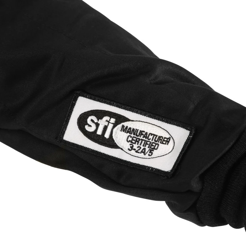 RaceQuip Black SFI-5 Jacket - Medium