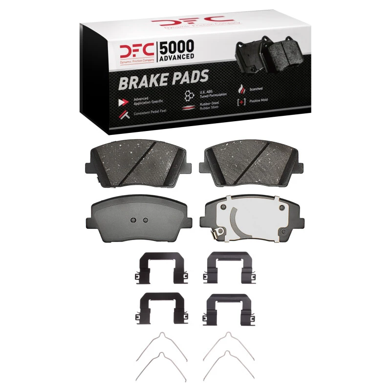 DFC 22-23 Genesis G70 Front 5000 Advanced Ceramic Brake Pads and Hardware Kit