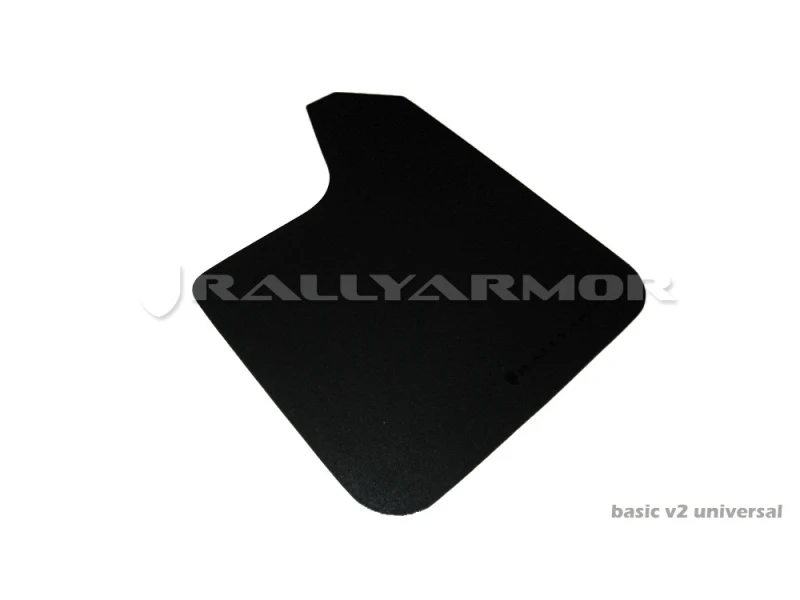 rally-armor_MF12-BAS-BLK-6795e859acf08 Rally Armor Universal-Passform (ohne Hardware) Basic Black Mud Flap mit schwarzen Logo