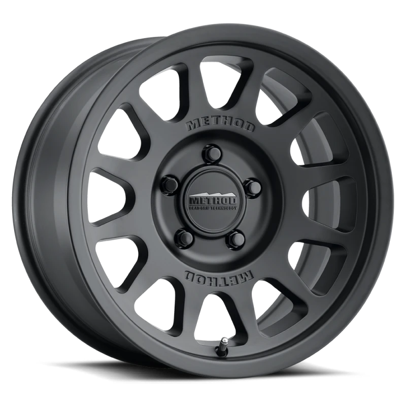 Method MR703 17x8.5 0mm Offset 5x5 71.5mm CB Matte Black Wheel