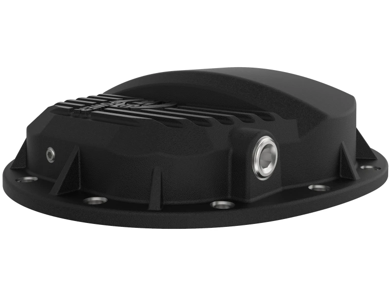 aFe Pro Series GMCH 9.5 Hinterachs-Abdeckung Schwarz mit bearbeiteten Rippen 19-20 GM Silverado/Sierra 1500