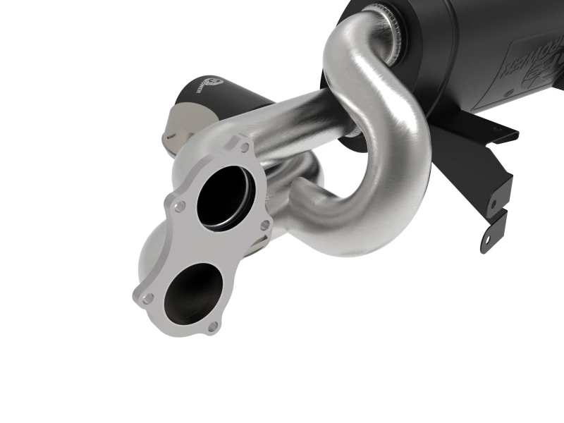 aFe MACHForce XP 2,25 Zoll-2,5 Zoll 304 Edelstahl Cat-Back Auspuff Porsche 20-22 Cayman GT4(718) 4,0L - Schwarze Endrohre