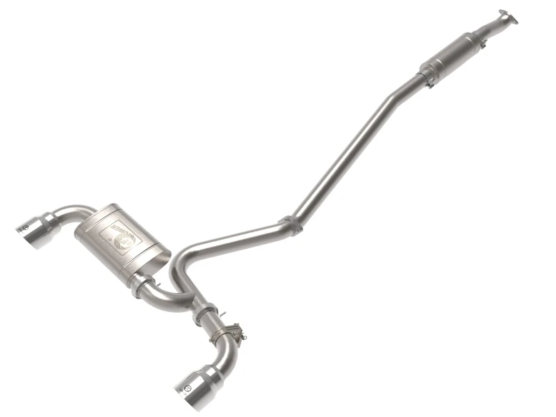 aFe 22-23 Hyundai Kona N L4-2.0L (t) Takeda 3-Zoll-304-Edelstahl-Kat-Back-Abgasanlage mit polierten Endstücken