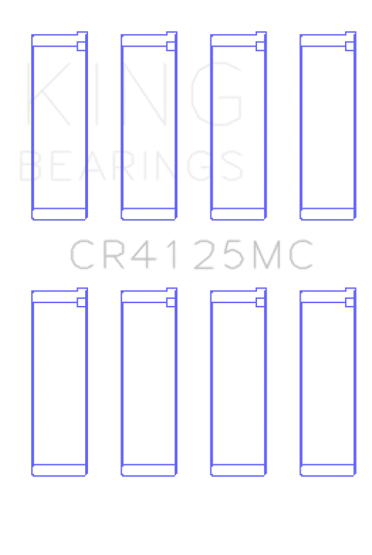 King Engine Bearings Subaru EJ20/EJ22/EJ25 (Incl. Turbo) (Size 0.05) Connecting Rod Bearing Set