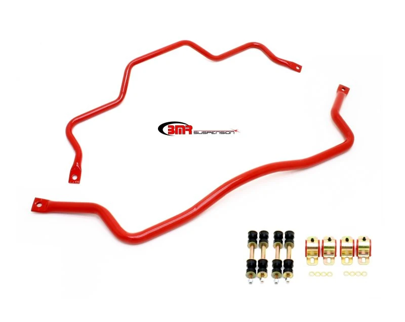 BMR 93-02 F-Body Vorder- und Hinterachs-Stabilisator-Kit mit Bushings - Rot