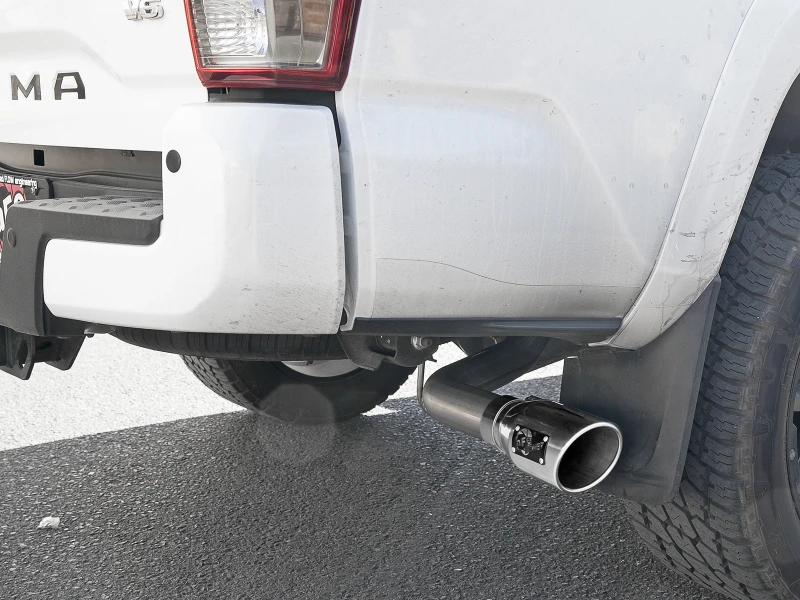 aFe MACH Force-Xp 2-1/2 Zoll 304 SS Kat-Abgasanlage mit polierten Endstücken 2016+ Toyota Tacoma 2,7L/3,5L