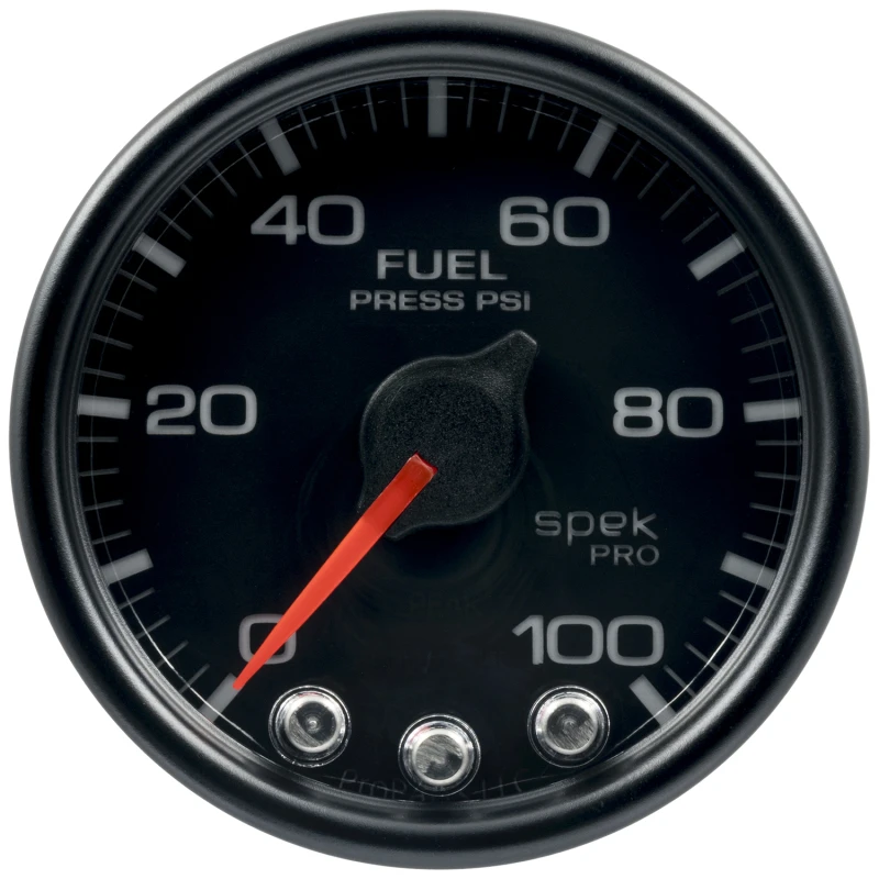 Autometer Spek-Pro - Nascar 2-1/16in Fuel Press 0-100 psi Bcb Ecu