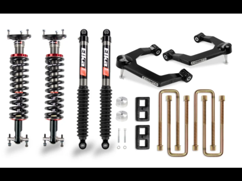 Cognito 3-Inch Performance Ball Joint Leveling Lift Kit with Elka 2.0 IFP Shocks